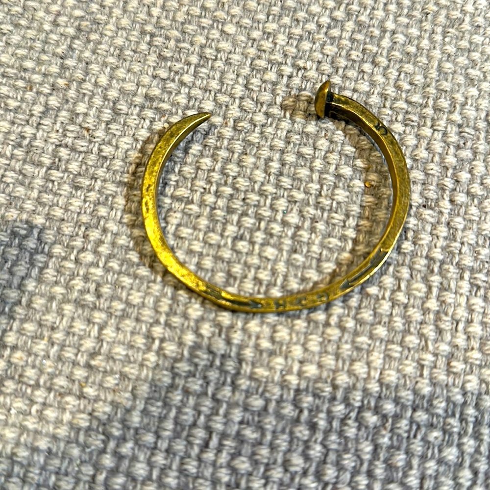 Cuff nail head bracelet